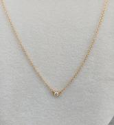 バイザヤードシングルダイヤモンドペンダント|K18/ティファニー