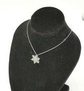 K18WGネックレス|-