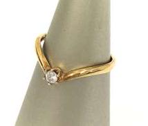 K18ダイヤモンドリング|08刻印