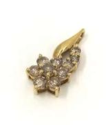 K18ダイヤトップ|D0.60刻印