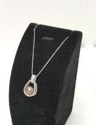 Pt900/850パールネックレス|D0.15刻印