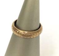 K18リング|イニシャル刻印入り