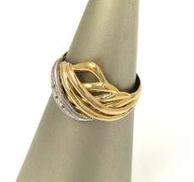 K18/Pt900リング|-