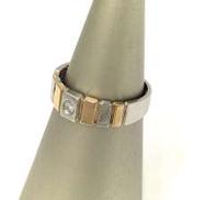 Pt900/K18リング|0.033刻印