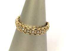 K18リング|0.10刻印