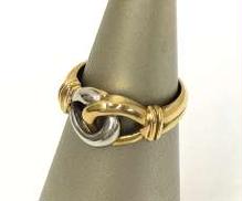 K18/Pt850リング|-