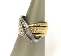 K18Pt900コンビリング|-