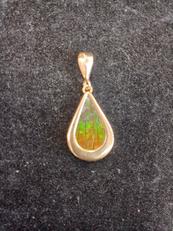 石付きペンダントトップ|K14