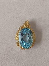 石付きペンダント|K18