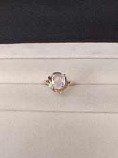 石付きリング|K18