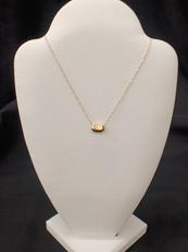 石付きペンダントネックレス|K18