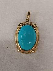 石付きペンダント|K18