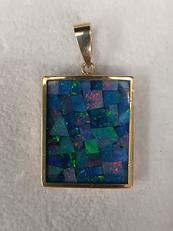 石付きペンダント|K18