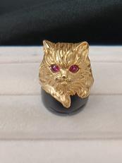 石付きリング|K18