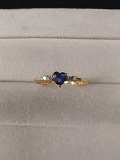 石付きリング|K18