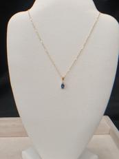 石付きネックレス|K18