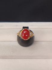 石付きリング|K18