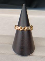 石無しリング|K18