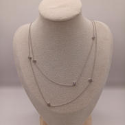 K18WGネックレス|6.4G 86CM