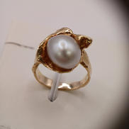 K18パールリング|9.5G #13