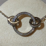 K18WGネックレス|13.5G 45CM