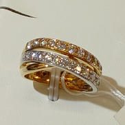 K18 PT900 リング|4.9G #10