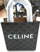 ミニ バーティカル カバ トリオンフ キャンバスバッグ|CELINE