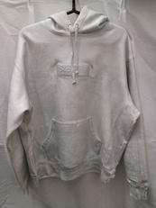 ボックスロゴパーカー　ホワイト|SIPREME×MM6