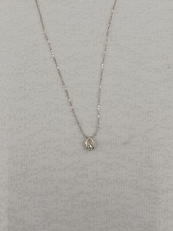 K10WGダイヤネックレス|-