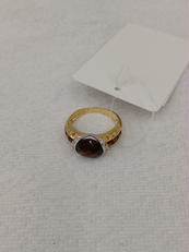 K18　ダイヤリング　　　石付き|-