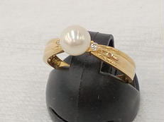 K18　金　リング|-