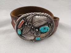 シルバーバックルベルト|M.THOMAS