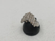 Pt900ダイヤリング|-