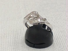 K18　WG　金　リング|-