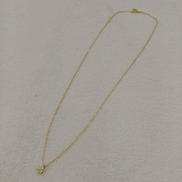 K18ダイヤネックレス|-