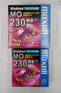 3.5型MOディスク 230MB|MAXELL