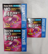 3.5型MOディスク 640MB 11個セット|MAXELL