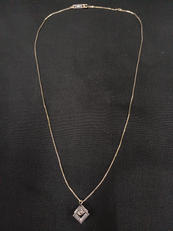K10キューブネックレス|CALVIN KLEIN