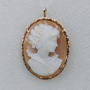 585刻印ペンダント/ブローチ|-