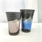 ペアビアグラス|九谷焼