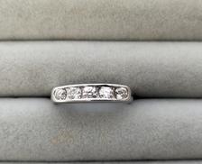 PT900ダイヤリング|8～8.5号