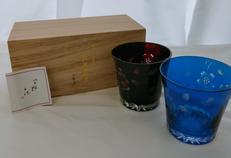 江戸被せ切子|宇野千代