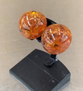 K18 べっ甲付きイヤリング|3.3g