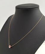 K18 石付きデザインネックレス|1.7g