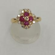 リング|0.57/0.37CT