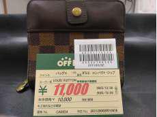 LOUIS VUITTON　ダミエ　コンパクト・ジップ|LOUIS VUITTON