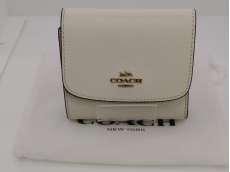 クロスインレザースモールウォレット|COACH