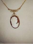 Ｋ14カメオネックレス|K14