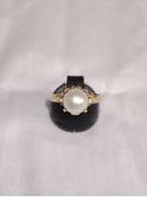 Ｋ18パ－ルリング|メレダイヤ(0.02CT)