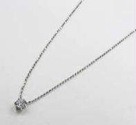 K14ダイヤネックレス|-